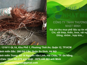 Thu mua phế liệu đồng, nhôm, sắt, inox khu công nghiệp Thạnh Phú