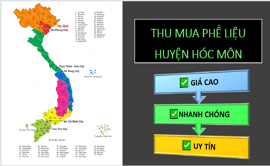 Thu mua phế liệu Huyện Hóc Môn