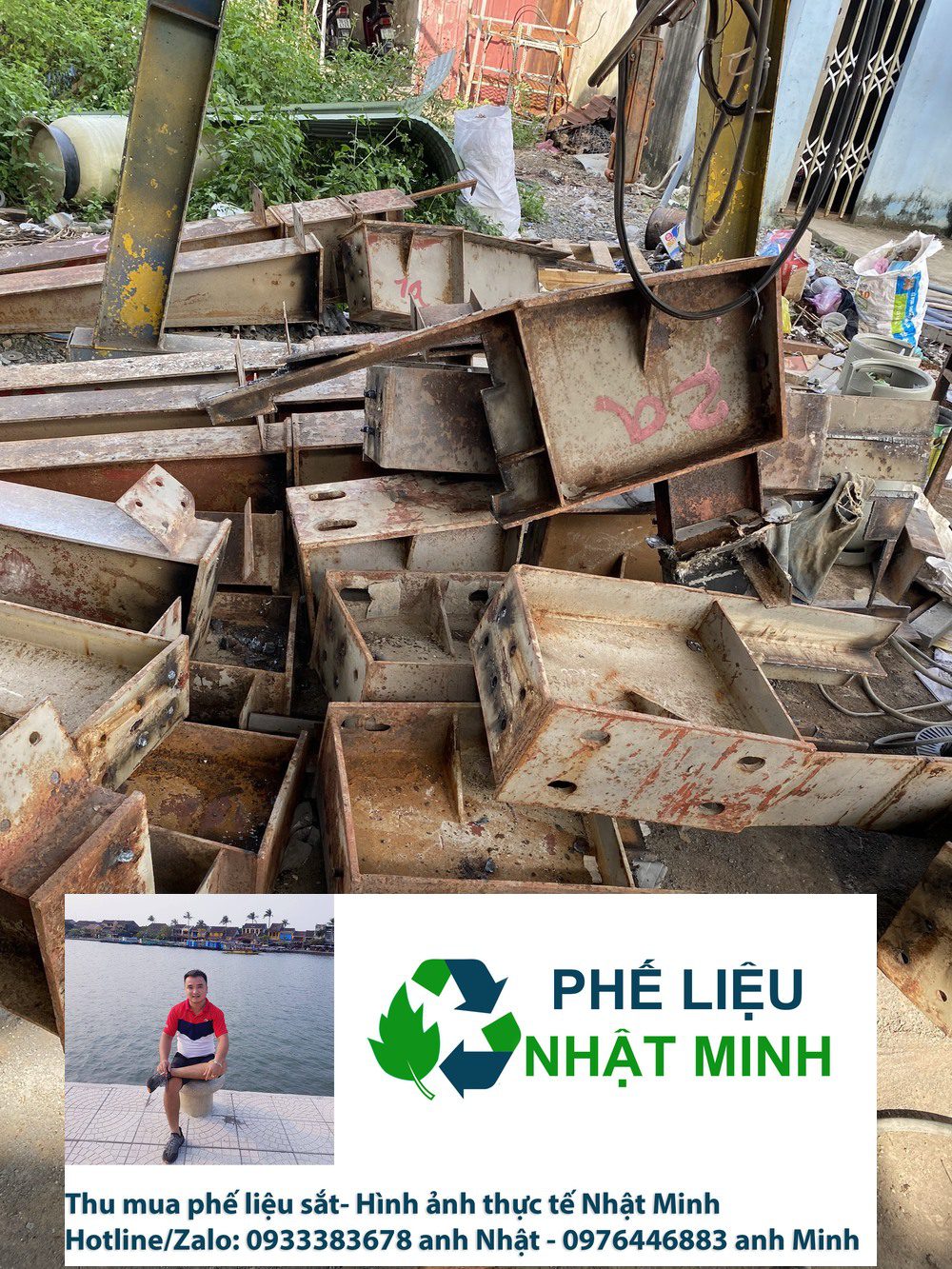 Hình ảnh thu mua sắt thực tế Nhật Minh