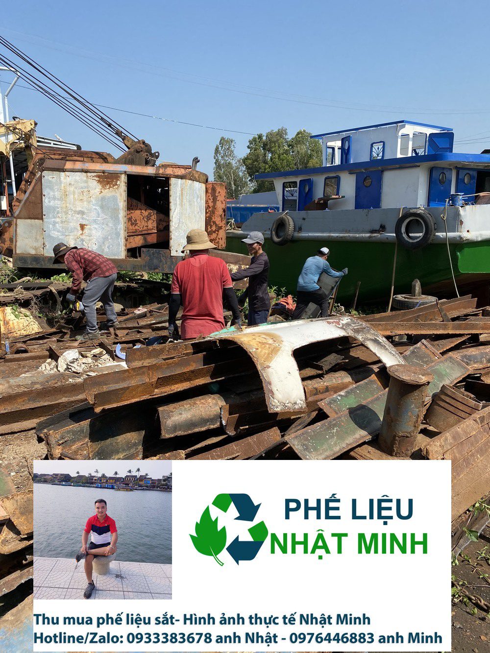 Hình ảnh thu mua sắt thực tế Nhật Minh