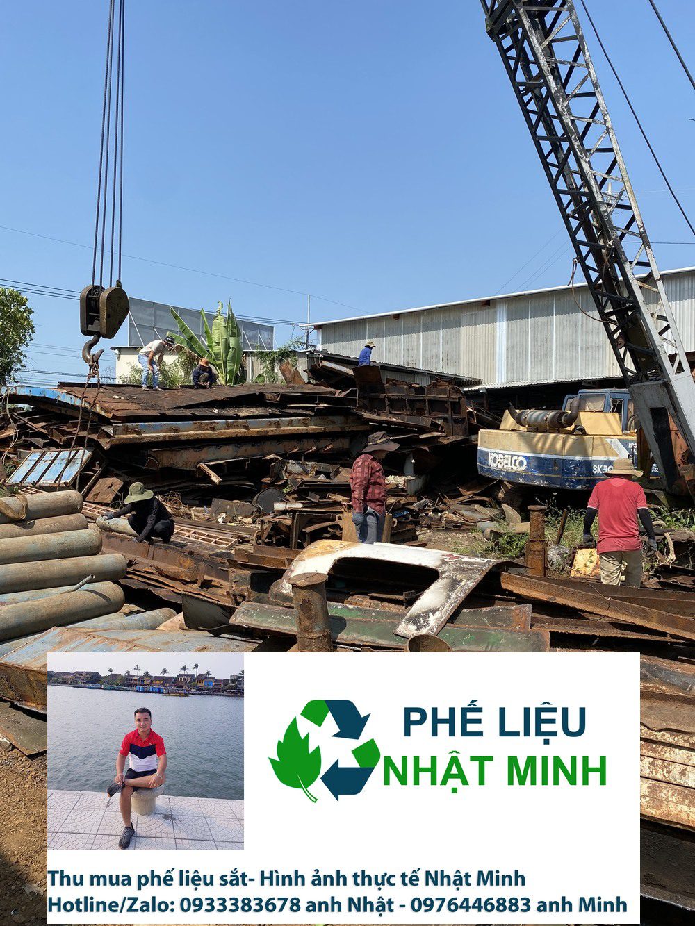 Hình ảnh thu mua sắt thực tế Nhật MinhHình ảnh thu mua sắt thực tế Nhật Minh